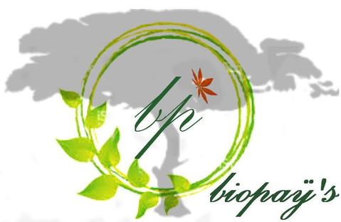Logo Biopaÿ’s, jardinier paysagiste : un cercle de feuillage et un arbre